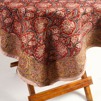 kalamkari block printed table cover