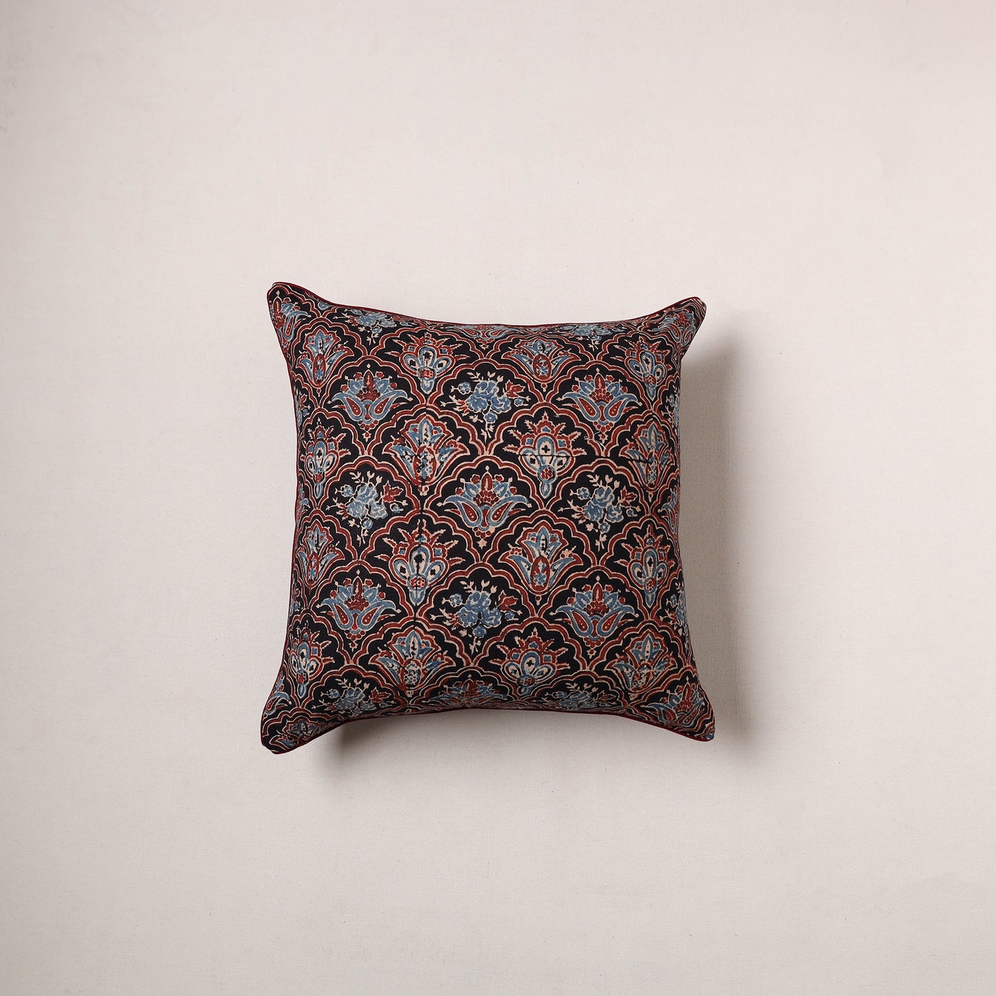 Ajrakh Print Cushion Cover (16 x 16 in) 08