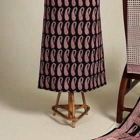 Black 3pc Bagh Print Cotton Dress Material Set