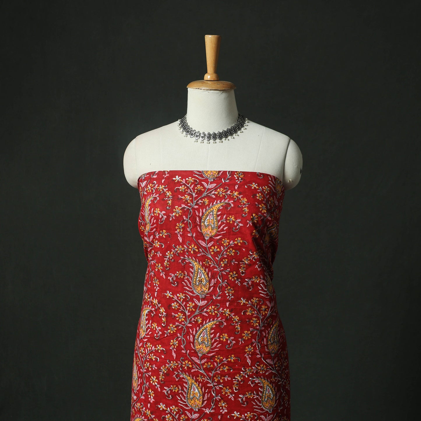 Sanganeri Hand Block Print Cotton 2pc Unstitched Dress Material Kurta Set 24
