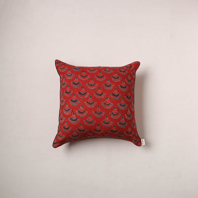 Ajrakh Print Cushion Cover (16 x 16 in) 09
