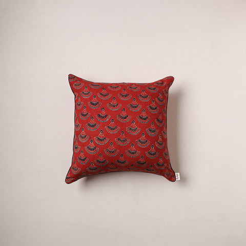 Ajrakh Print Cushion Cover (16 x 16 in) 09