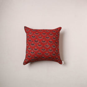 Ajrakh Print Cushion Cover (16 x 16 in) 09
