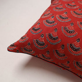 Ajrakh Print Cushion Cover (16 x 16 in) 09