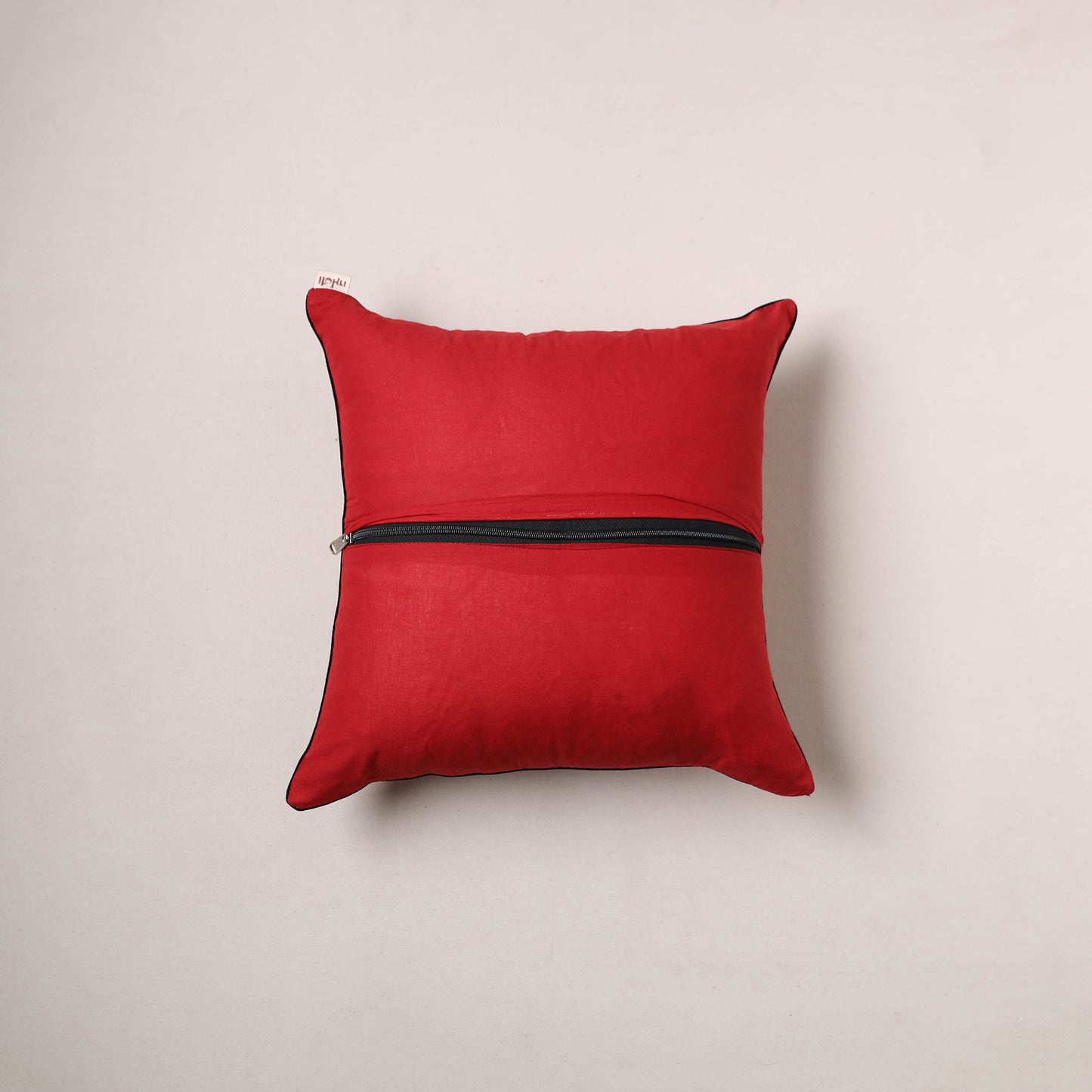 Ajrakh Print Cushion Cover (16 x 16 in) 09