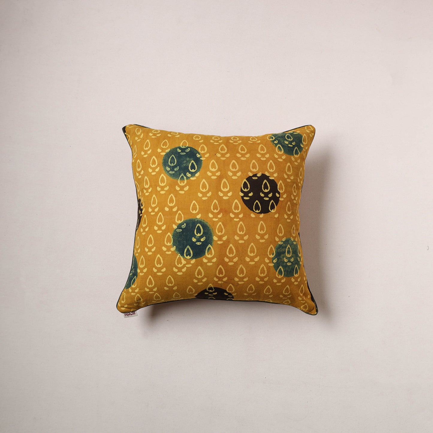 Ajrakh Print Cushion Cover (16 x 16 in) 10