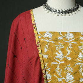 Sanganeri Hand Block Print Cotton 2pc Unstitched Dress Material Kurta Set 26