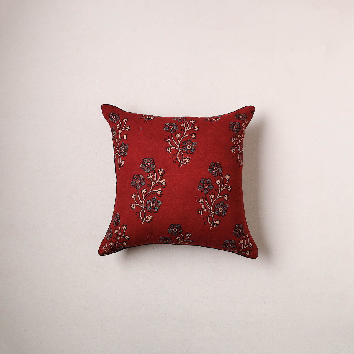 Ajrakh Print Cushion Cover (16 x 16 in) 11