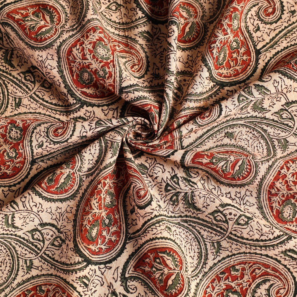 kalamkari block printed table cover