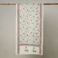 White - Bengal Kantha Embroidery Handloom Tussar Silk Stole 20