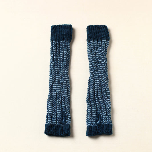 Blue - Kumaun Hand Knitted Woolen Hand Warmer