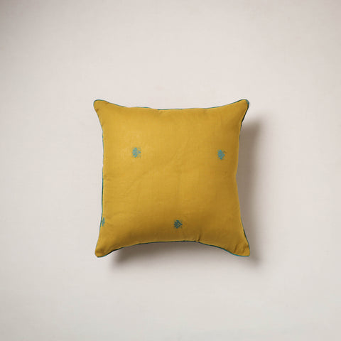 Yellow - Jacquard Cushion Cover (16 x 16 in) 01