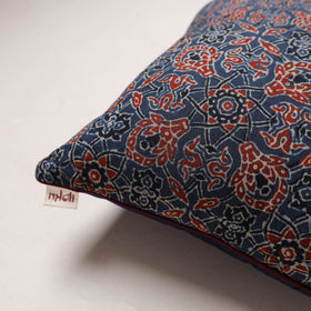 Ajrakh Print Cushion Cover (16 x 16 in) 12