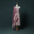 Kutch Hand Block Batik Print Cotton 3pc Unstitched Dress Material Suit Set 03