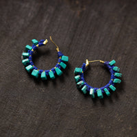 Hania Handmade Thread & Stone Work Earrings 12