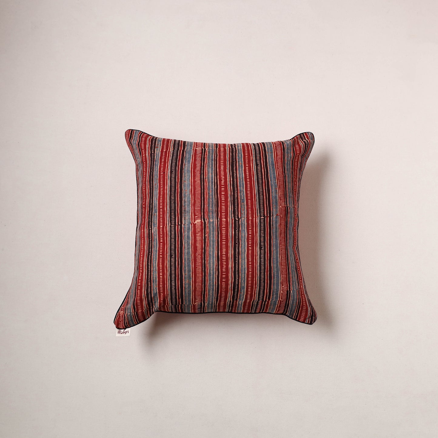 Ajrakh Print Cushion Cover (16 x 16 in) 13