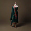 Dharwad Mercerised Cotton 3pc Unstitched Dress Material Suit Set with Woven Border 38