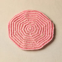 Pink - Kumaun Hand Knitted Woolen Beret Cap 75