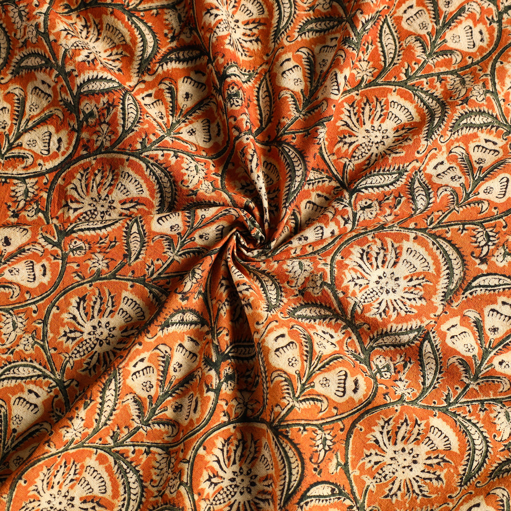 kalamkari block printed table cover