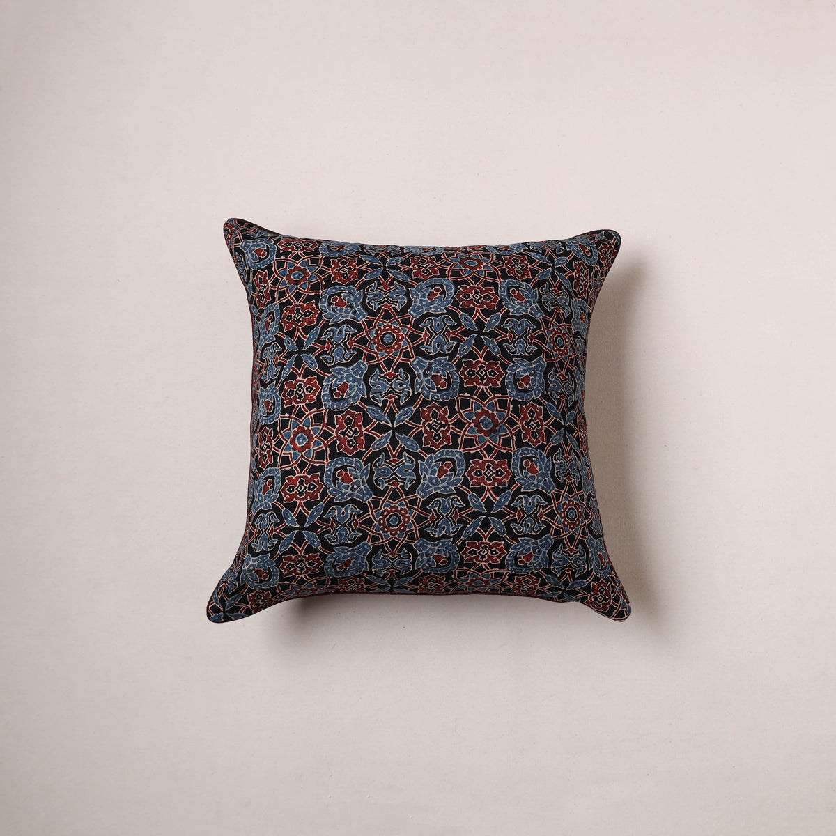 Ajrakh Print Cushion Cover (16 x 16 in) 15
