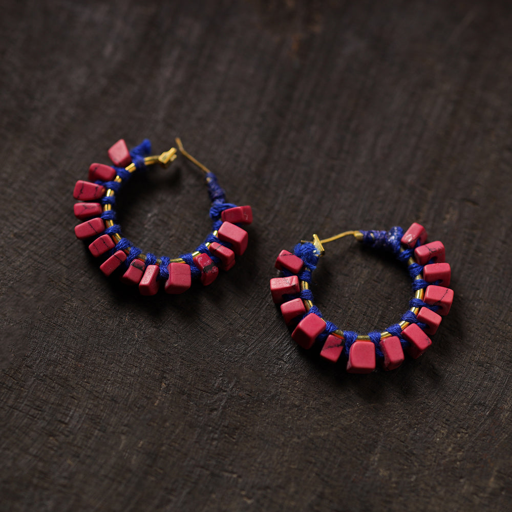 Ananya Handmade Thread & Stone Work Earrings 17