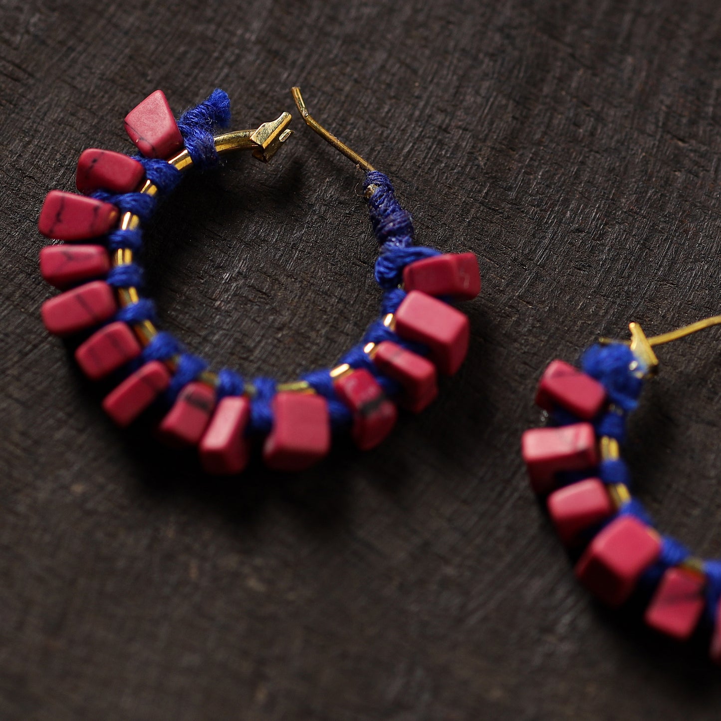 Ananya Handmade Thread & Stone Work Earrings 17