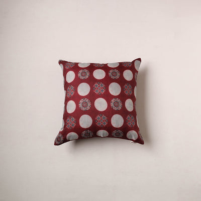 Ajrakh Print Cushion Cover (16 x 16 in) 16
