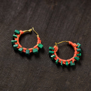Meera Handmade Thread & Stone Work Earrings 18