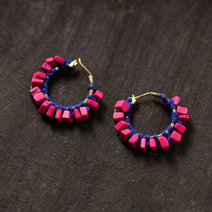 Navya Handmade Thread & Stone Work Earrings 20