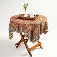 kalamkari block printed table cover