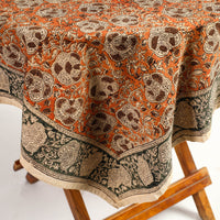 kalamkari block printed table cover