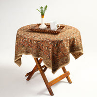 kalamkari block printed table cover