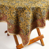 kalamkari block printed table cover