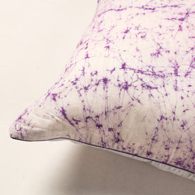 Purple Hand Batik Printed Cotton Cushion Cover