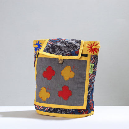 Jugaad Patchwork Handmade Pithu Bag 94