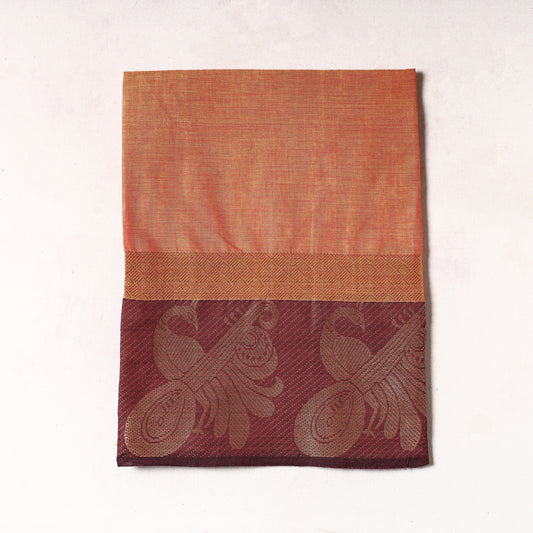 Brown - Kanchipuram Cotton Precut Fabric (1.1 Meter)