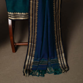 Dharwad Mercerised Cotton 3pc Unstitched Dress Material Suit Set with Woven Border 31