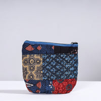 Multicolor - Handmade Cotton Fabric Quilted Patchwork Utility Pouch