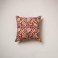 Kalamkari Print Cushion Cover (16 x 16 in) 17