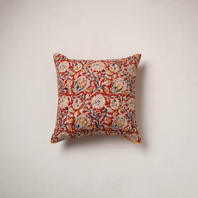 Kalamkari Print Cushion Cover (16 x 16 in) 17