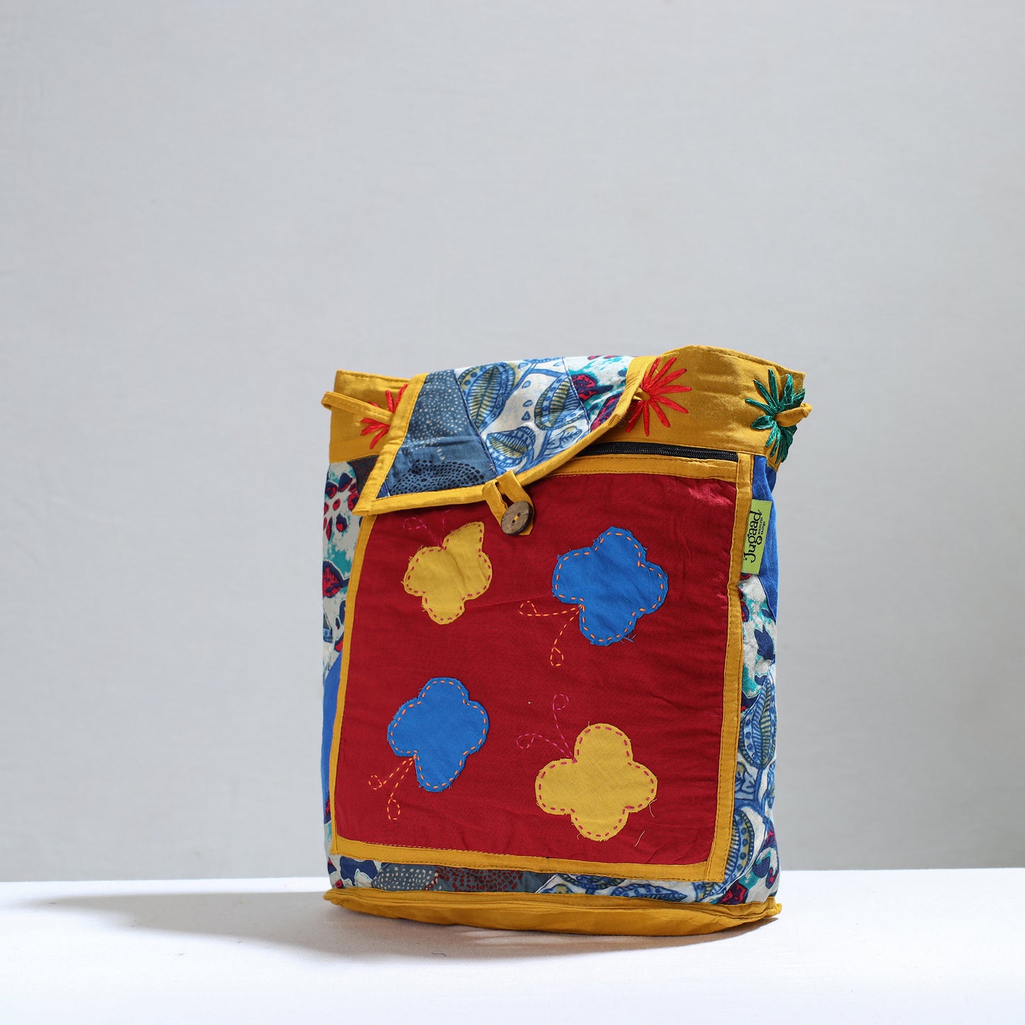 Jugaad Patchwork Handmade Pithu Bag 97