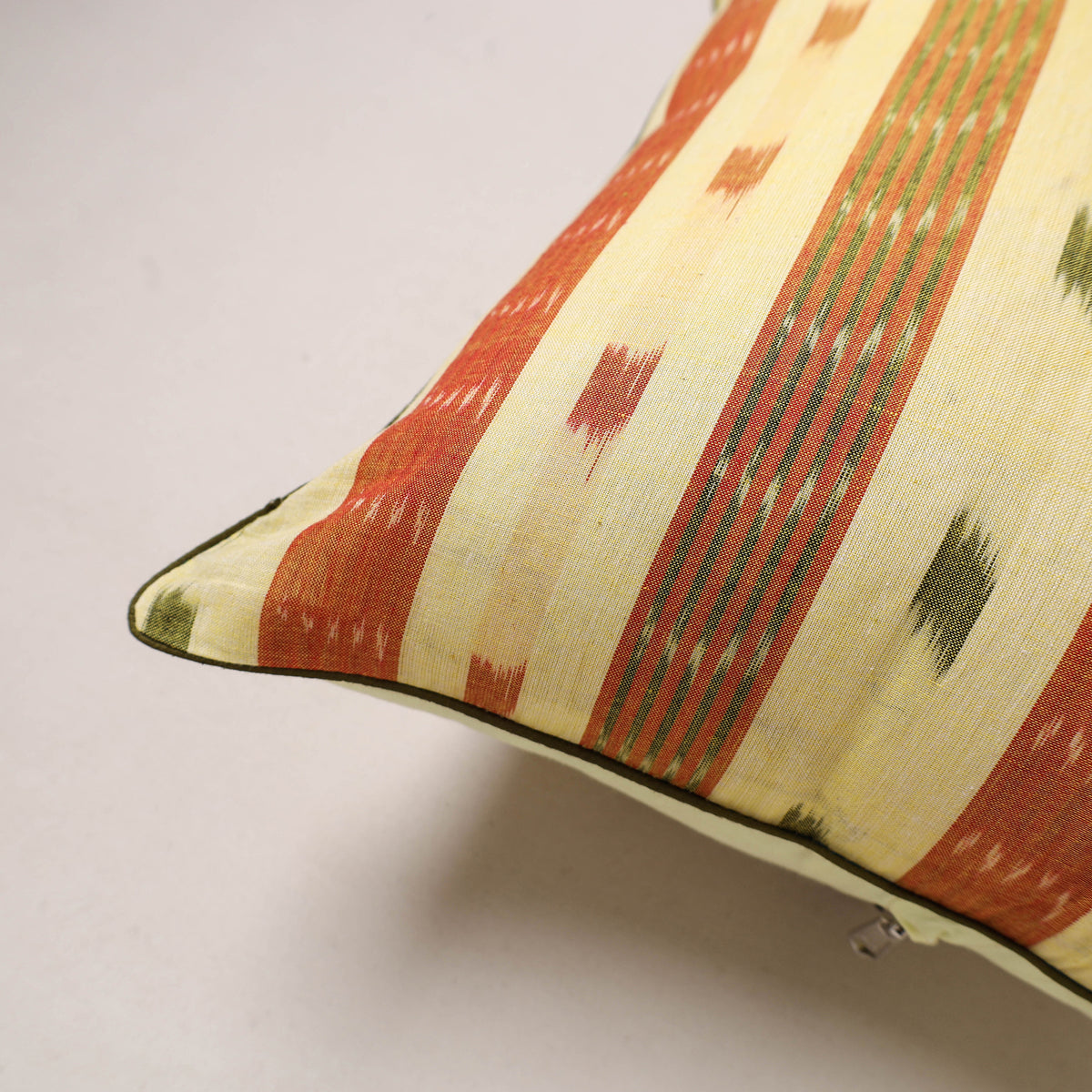 Pochampally Ikat Cushion Cover (16 x 16 in) 26