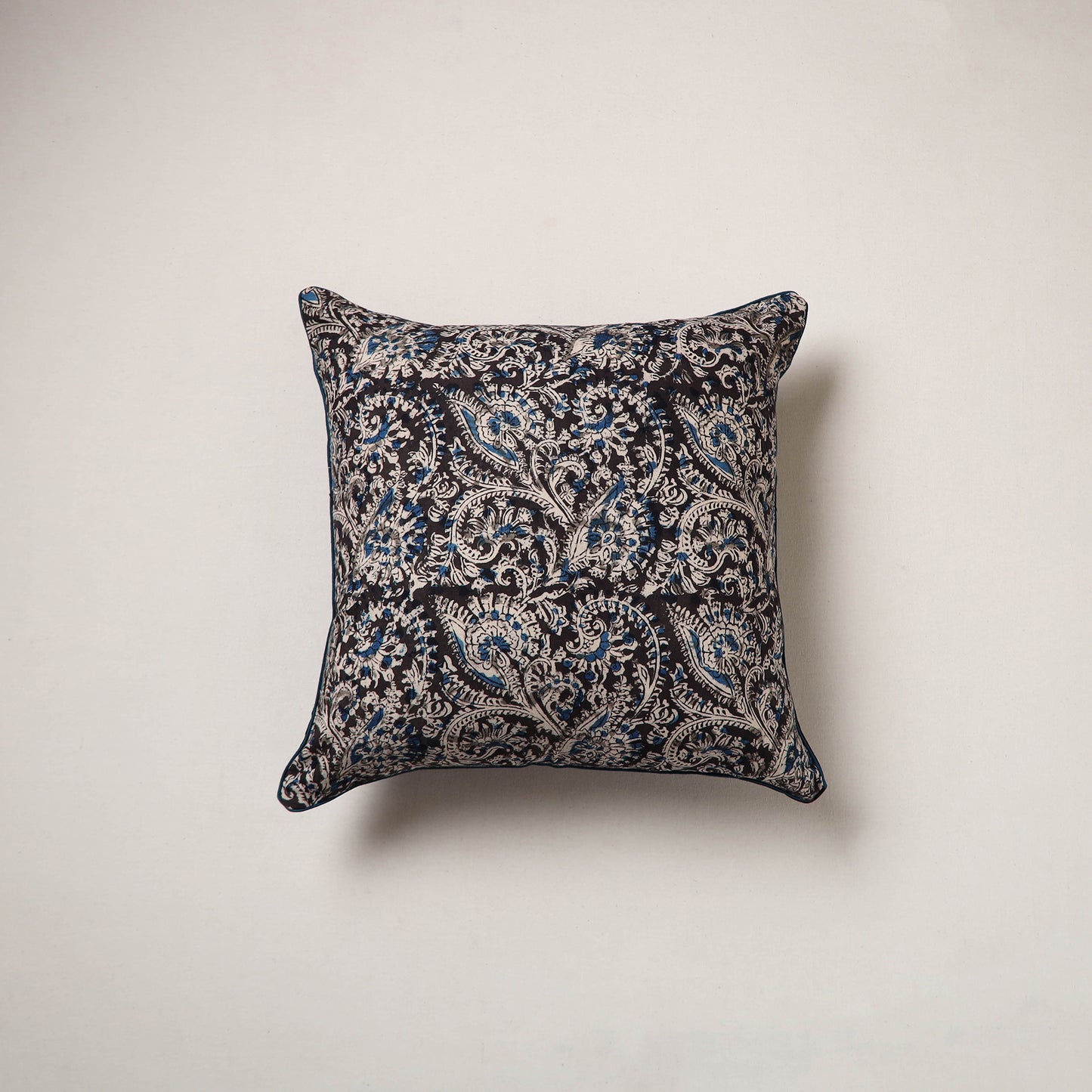 Kalamkari Print Cushion Cover (16 x 16 in) 20