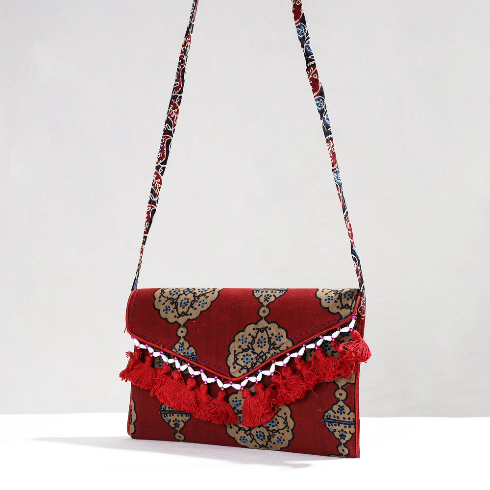 ajrakh sling bag