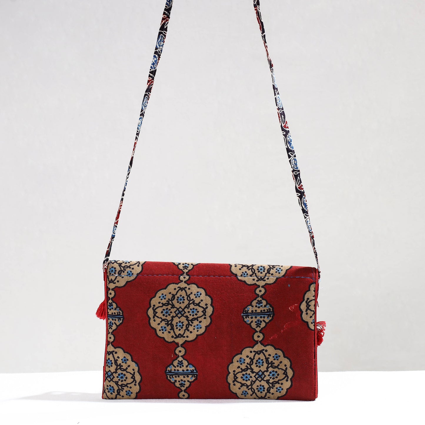 ajrakh sling bag