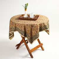 kalamkari block printed table cover