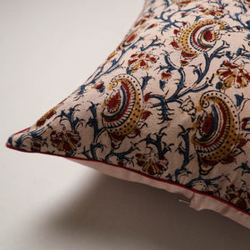 Kalamkari Print Cushion Cover (16 x 16 in) 23
