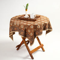 kalamkari block printed table cover