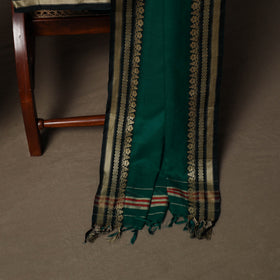 Dharwad Mercerised Cotton 3pc Unstitched Dress Material Suit Set with Woven Border 35