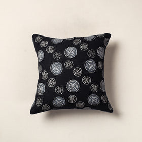  Black Hand Batik Printed Cotton Cushion Cover
